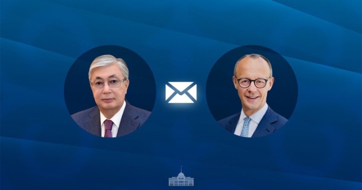 Тоқаев Германияның жаңа үкімет басшысы Фридрих Мерцке жылы лебізін білдірді