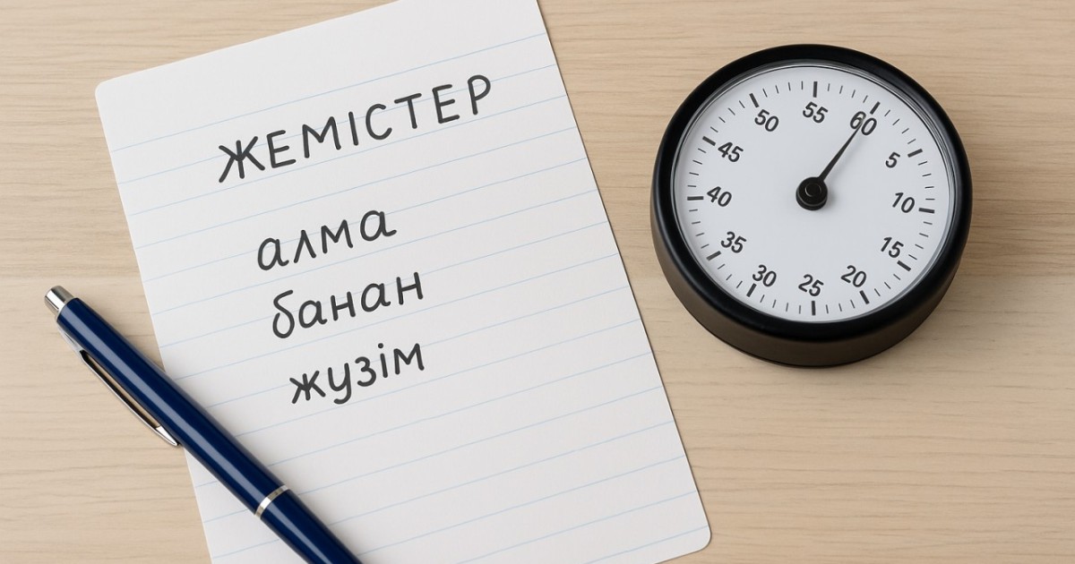 Бұл қарапайым тест есте сақтау қабілетіңіздің қаншалықты деңгейде екенін анықтайды