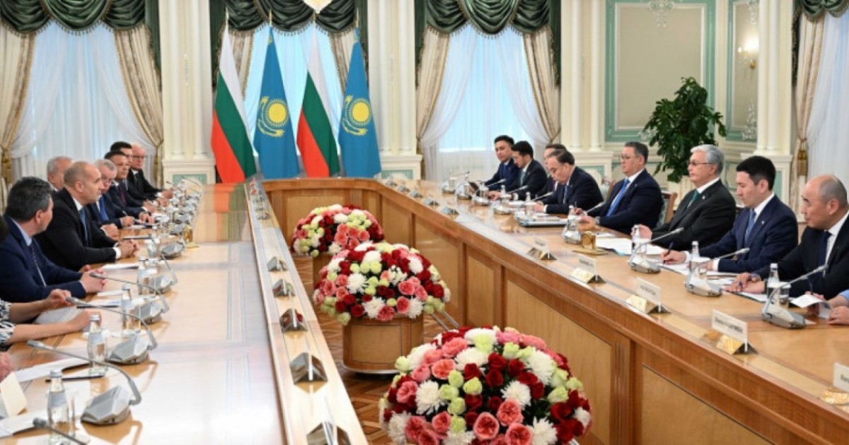 Қазақстан мен Болгария президенттері ынтымақтастықты тереңдетуге уағдаласты