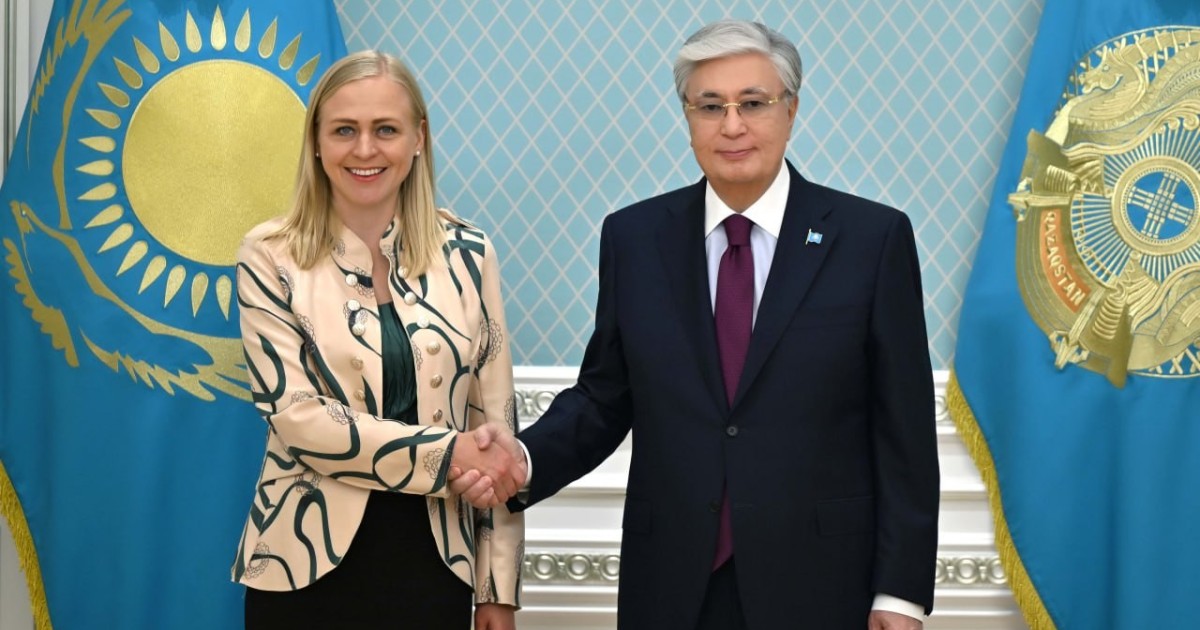 Мемлекет басшысы ЕҚЫҰ-ның іс басындағы төрағасы Элина Валтоненді қабылдады