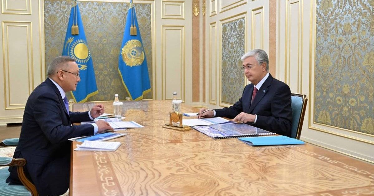 Ақордада Президент Жетісу облысының әкімі Бейбіт Исабаевты қабылдады