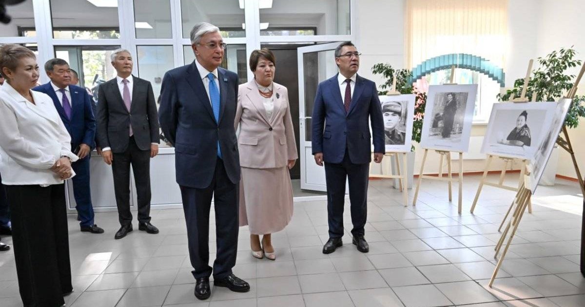 Бішкектегі білім ошағына Кемел Тоқаевтың есімі берілді