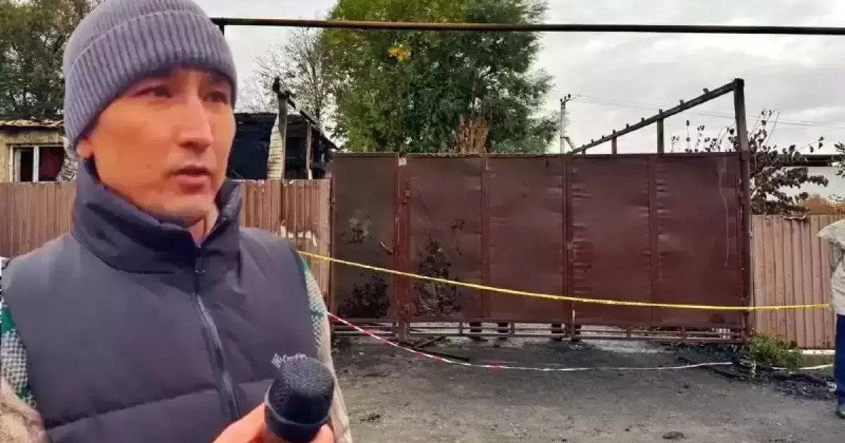 Қаржаубай Нұрымовтың өртеніп кеткен үйінің орнына жаңа баспана салынып жатыр