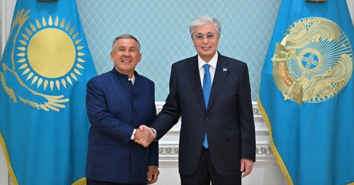 Тоқаев Миннихановпен кездесті: Мәскеуге сапар алдында Қазақстан–Татарстан серіктестігі жаңа кезеңге өтеді