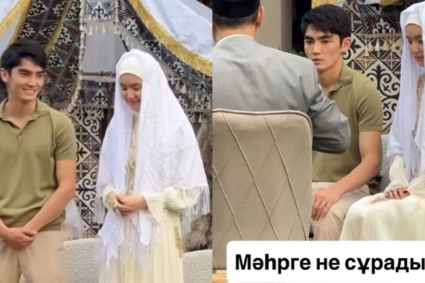 «Әп, бәрекелді!»: Сәкен Майғазиевтің келіні мәһрге алтын сақина сұрады