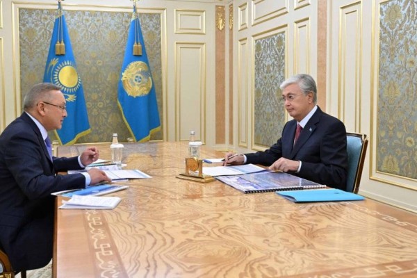 Ақордада Президент Жетісу облысының әкімі Бейбіт Исабаевты қабылдады
