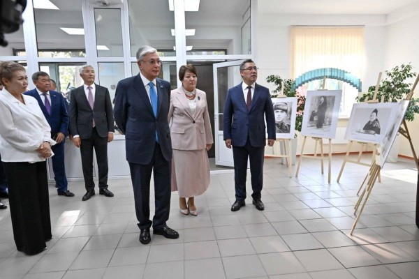 Бішкектегі білім ошағына Кемел Тоқаевтың есімі берілді