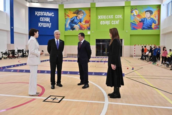 Президент Инклюзивті спорт орталығын аралап көрді