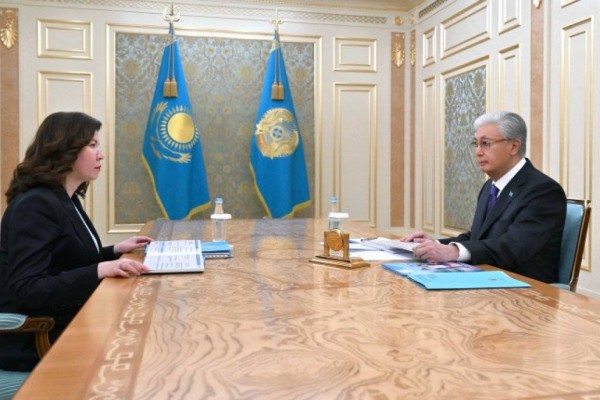 Қасым-Жомарт Тоқаев Оқу-ағарту министрі Жұлдыз Сүлейменованы қабылдады