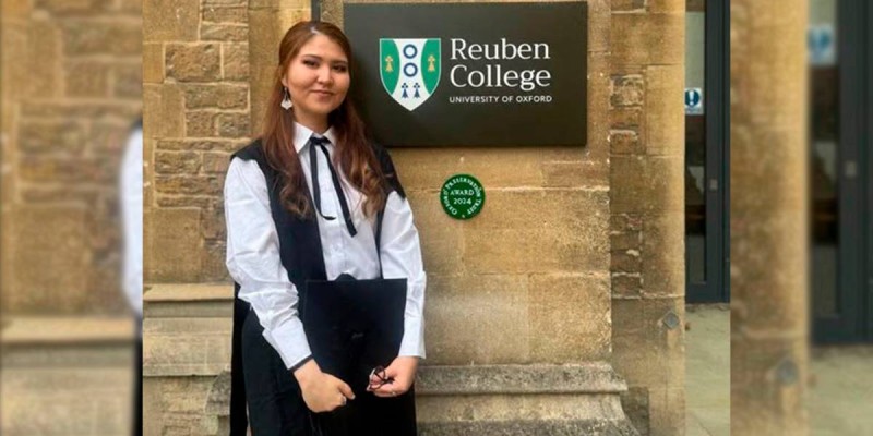 Ақтаулық Меруерт Бижанова Оксфорд университетінде оқытушы қызметіне орналасты