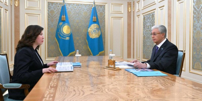 Қасым-Жомарт Тоқаев Оқу-ағарту министрі Жұлдыз Сүлейменованы қабылдады