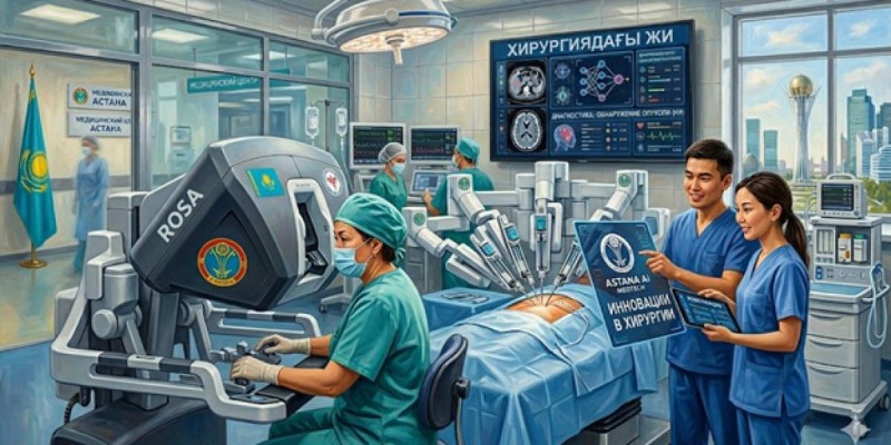 Da Vinchi-дің ізбасарлары: Қазақстанда ота жасайтын ЖИ роботтар жайлы