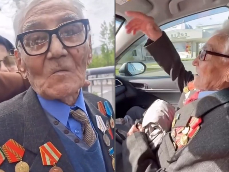 «Көзіме жас келді»: Астанада соғыс ардагерін әскери парадқа кіргізбеген (ВИДЕО)