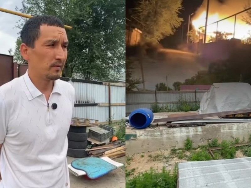 «Үйі сол күйі салынбады»: Блогер Жан Ахмадиев марқұм Шерзаттың әкесімен кездесті