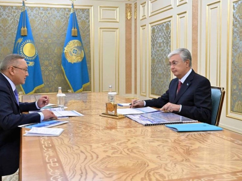 Ақордада Президент Жетісу облысының әкімі Бейбіт Исабаевты қабылдады