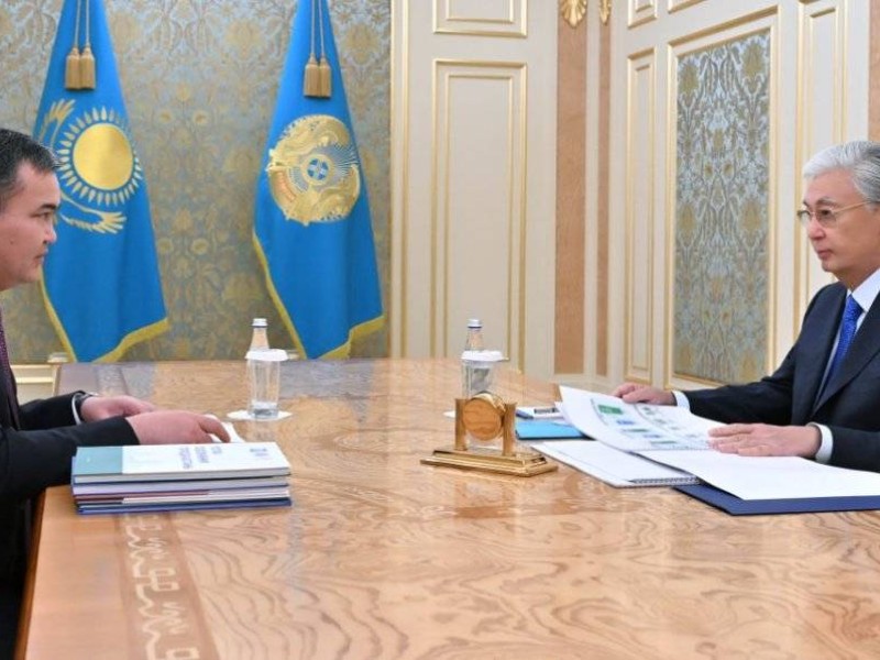 Мемлекет басшысы Астана қаласының әкімі Жеңіс Қасымбекті қабылдады