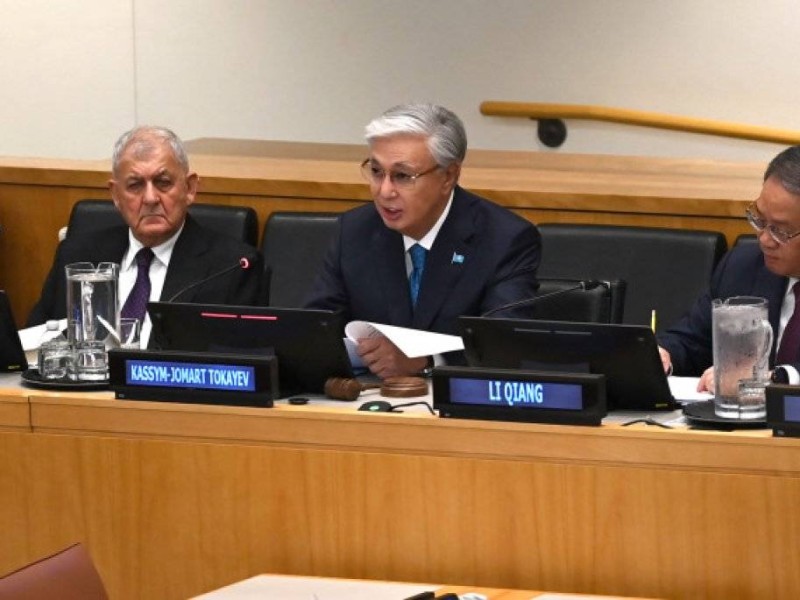 Тоқаев Нью-Йоркте Қытайдың жаһандық бастамаларына қолдау білдірді: БҰҰ-ның рөлі айқын болуы керек