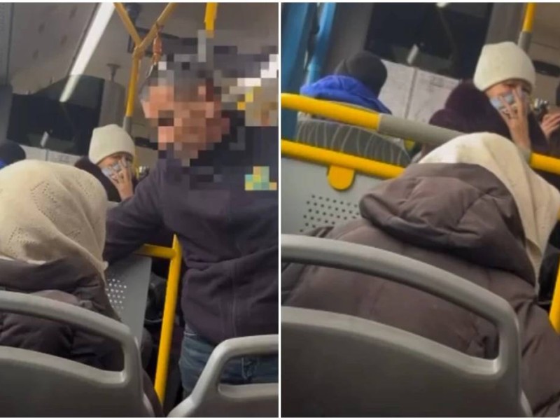 Автобус жүргізушісі жағымсыз иісіне бола егде жастағы әйелді көліктен түсіріп тастаған (видео)