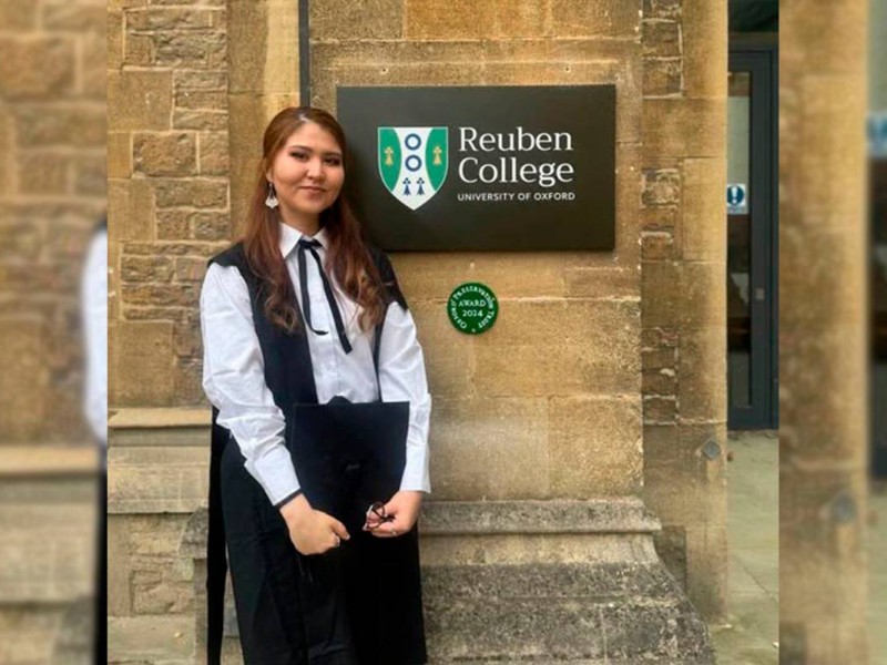 Ақтаулық Меруерт Бижанова Оксфорд университетінде оқытушы қызметіне орналасты