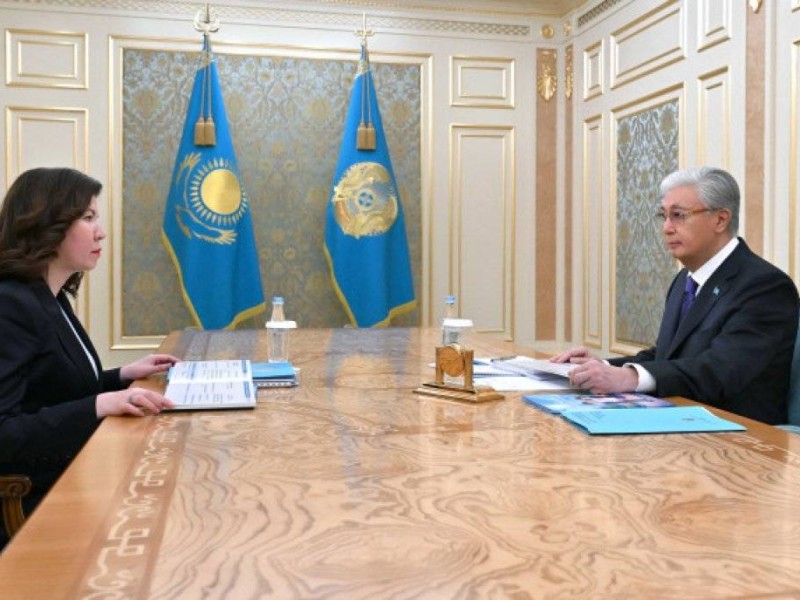 Қасым-Жомарт Тоқаев Оқу-ағарту министрі Жұлдыз Сүлейменованы қабылдады