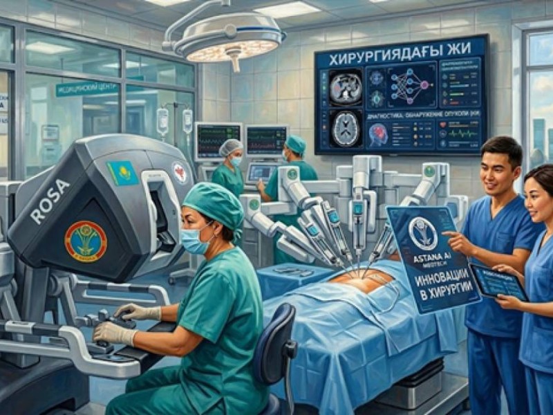 Da Vinchi-дің ізбасарлары: Қазақстанда ота жасайтын ЖИ роботтар жайлы