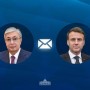 Тоқаев Франция Президентін Ұлттық мерекемен құттықтады